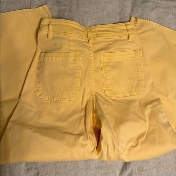 Oat New York Sunny Yellow Flare Jeans - Picture 3 of 3
